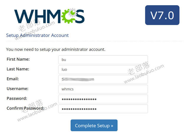 WHMCS创建管理员用户