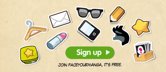 FaceYourManga - 三分钟在线快速制作个性化卡通头像