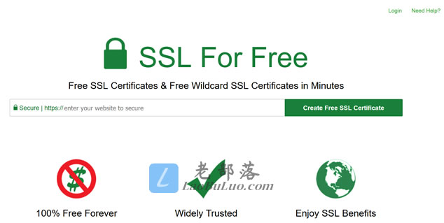 SSL For Free官方网站