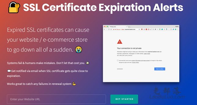 SSL Certificate Expiration Alerts