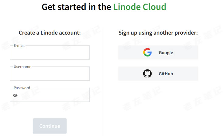 Linode新账户注册过程