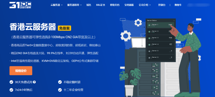 31IDC香港云服务器