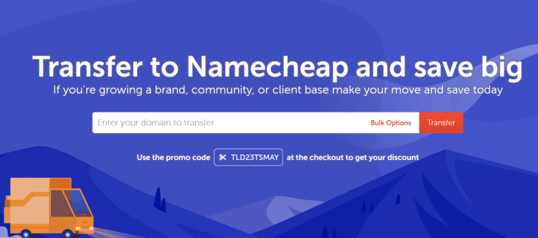 NameCheap域名转入优惠活动 .COM域名转入56元